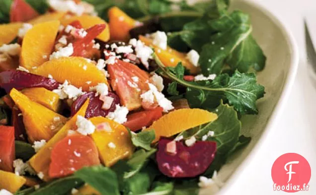 Salade de Betteraves Rôties aux Oranges et Queso Fresco (Ensalada de Betabel)