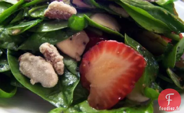 Salade D'Épinards Aux Fraises
