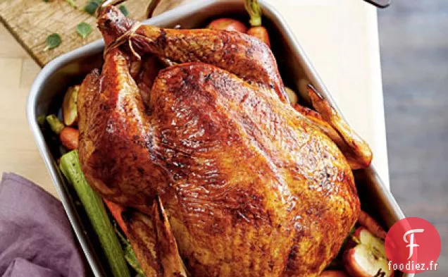Dinde et Sauce aux Pommes et au Bourbon