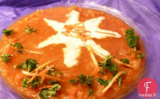 Soupe aux Carottes, Lentilles Rouges et Oranges