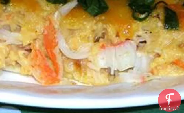 Viande De Crabe Cajun Gratinée