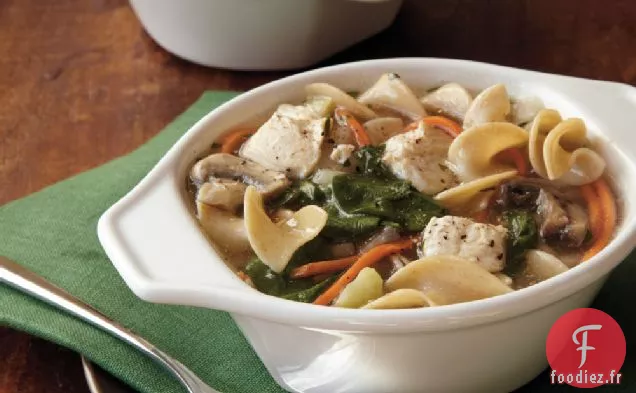 Soupe de Nouilles au Poulet au Romarin