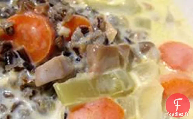 Soupe de Riz Sauvage Soyeuse et Crémeuse