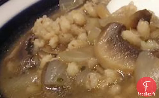 Soupe d'Orge Aux Champignons