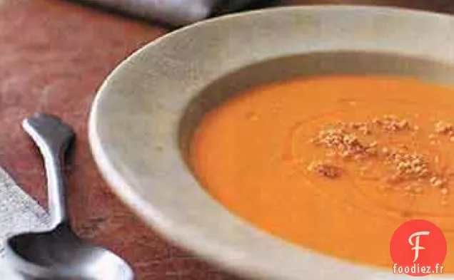Soupe de Courge Crémeuse Sans Crème de Fabio