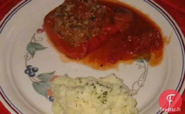Poivrons Farcis à la Mijoteuse