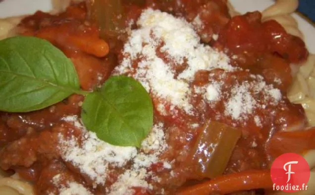 Ragu De Saucisse À La Tomate Italienne Avec Penne