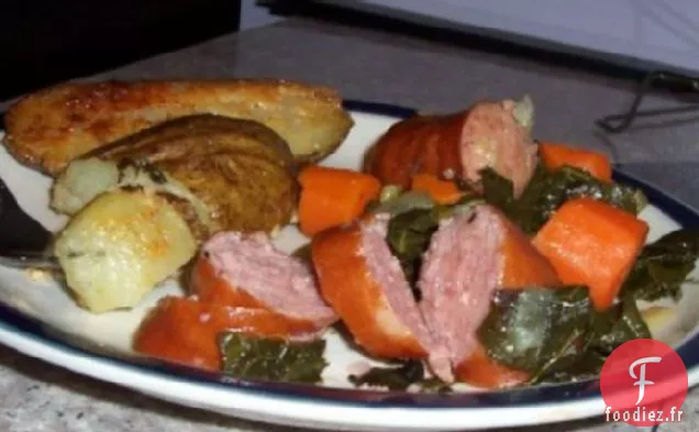 Kielbasa et Collards