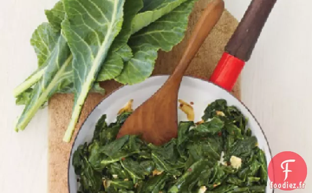 Légumes Verts sautés à l'Ail