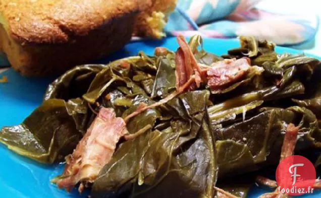 Délicieux Légumes Verts de Collard