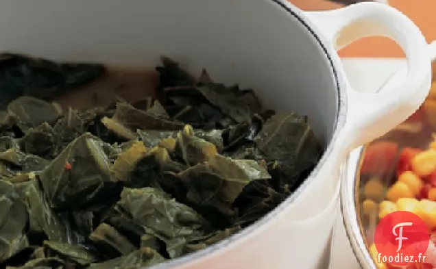 Légumes Verts de Collard Cuits