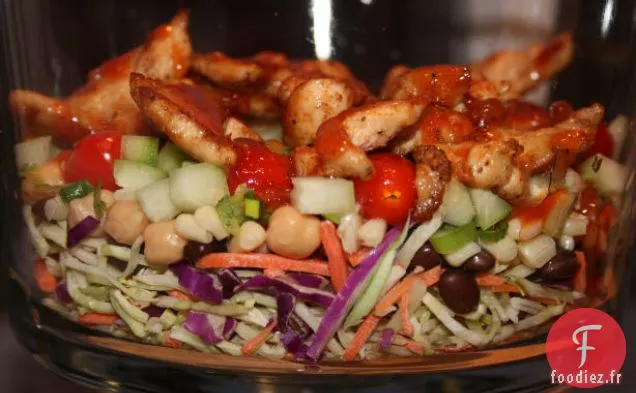 Salade de Salade de Tacos au Poulet