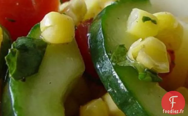 Salade de Maïs aux Tomates Cerises
