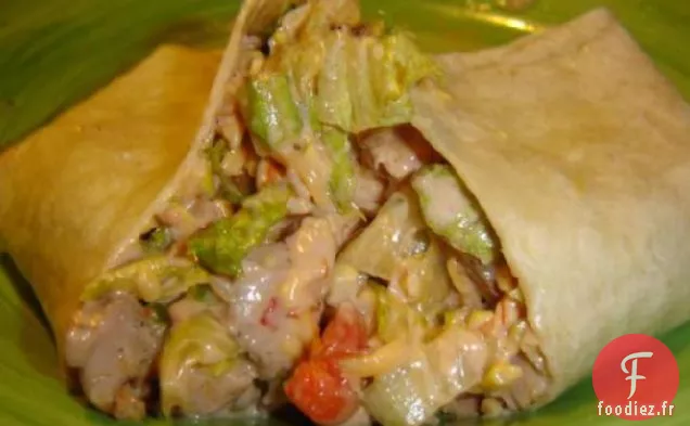 Enveloppements de Salade de Poulet Santa Fe
