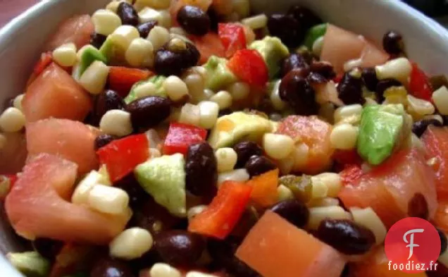 Salade de Haricots Noirs et de Maïs