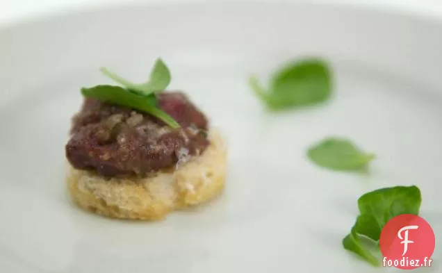 Tartare de Hamburger au Fromage