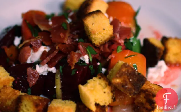 Salade de Pain de Maïs au Chili