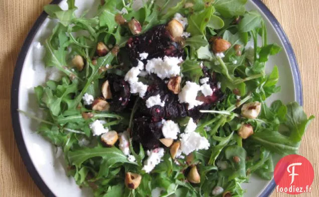 Salade De Betteraves Rôties Et Noisettes À La Feta