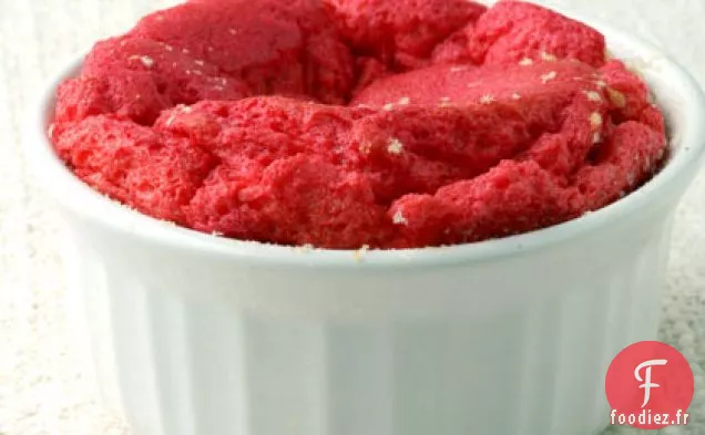 Soufflé de Betterave à la Crème Fraîche Citronnée au Raifort