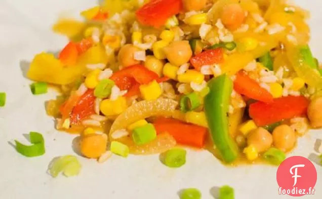 Salade de Pois Chiches au Riz