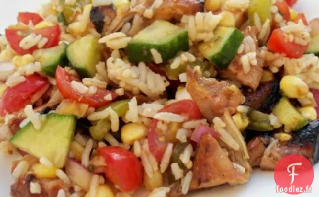 Salade d'Été au Poulet Oriental