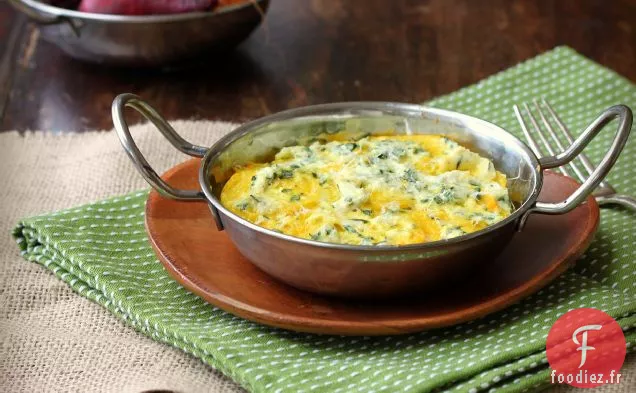 Tian De Betterave Jaune Rôtie Et Ricotta