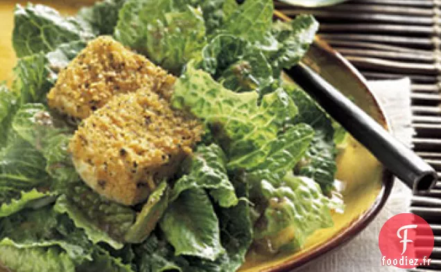 Salade Romaine avec Vinaigrette Chipotle et Fresque Queso Chaude