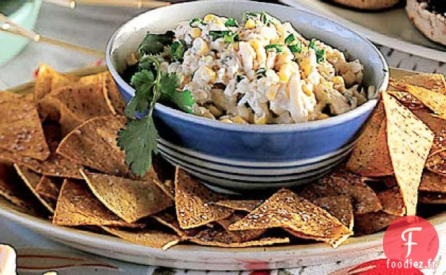 Salade de Crabe Cosmique aux Croustilles de Maïs