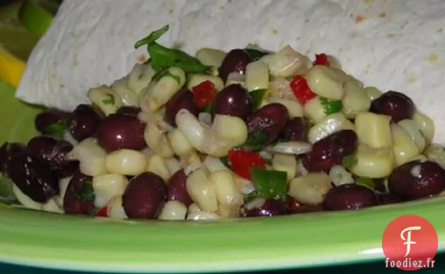 Salade Mexicaine de Maïs et de Haricots Noirs