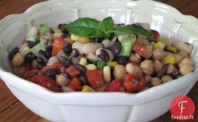 Salade de Haricots Faibles En Gras