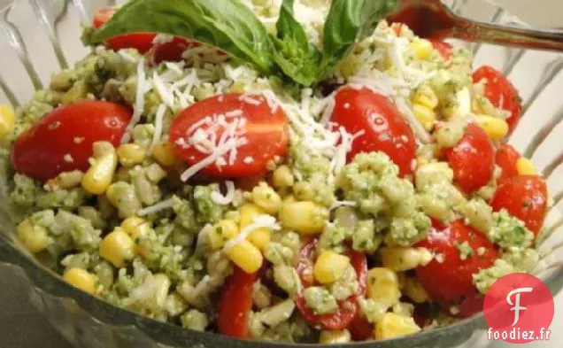 Salade d'Orge Aux Tomates et au Maïs
