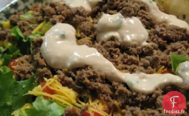 Salade César Du Sud-Ouest Avec Vinaigrette Crémeuse Aux Chipotles