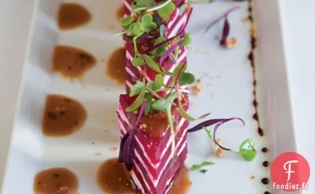 Napoleons De Betterave Et De Chèvre