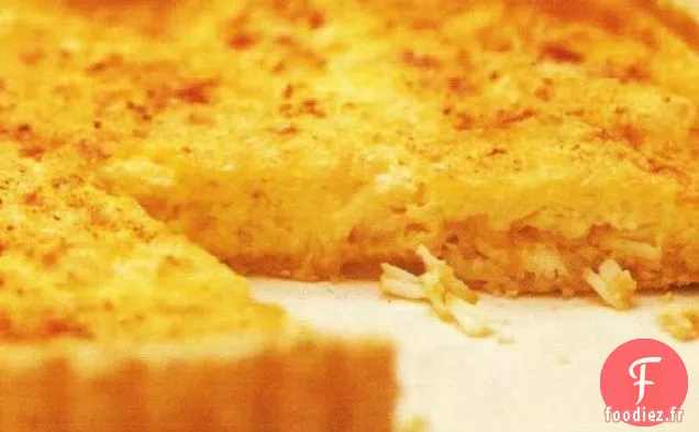Tarte au Crabe, Safran et Parmesan