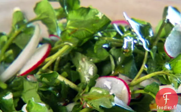 Salade de Cresson, d'Oignons et de Radis
