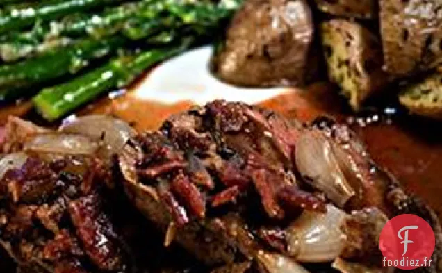 Filet De Bœuf Aux Échalotes Rôties