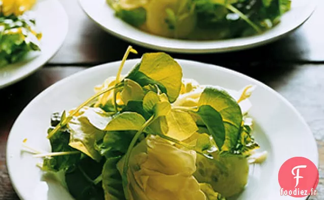 Salade Verte avec Vinaigrette à la Moutarde