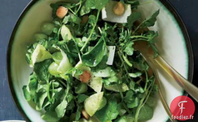 Salade de Cresson à la Vinaigrette Tiède