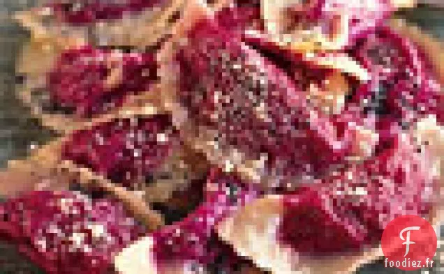 Raviolis de Betteraves au Beurre de Graines de Pavot