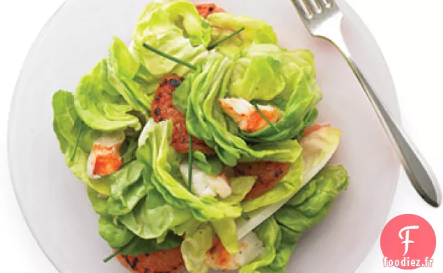 Salade de Homard Grillé et Pamplemousse