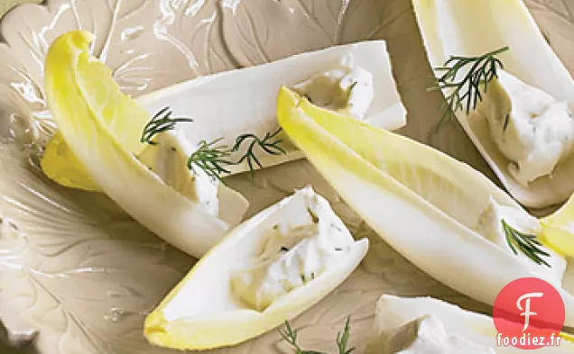 Lances d'Endives au Fromage de Chèvre aux Herbes