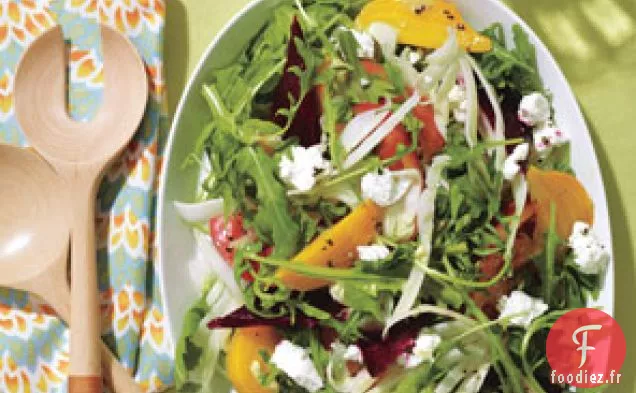 Salade De Betteraves Rôties Et Fromage De Chèvre