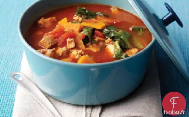 Soupe aux Légumes et à la Dinde