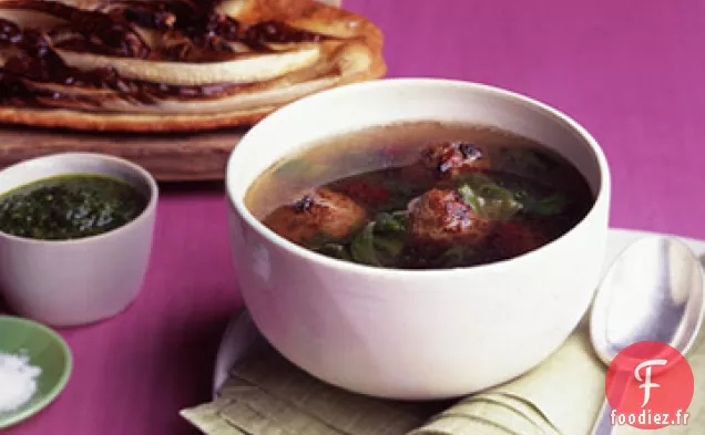 Soupe aux Escalopes et Boulettes de Viande