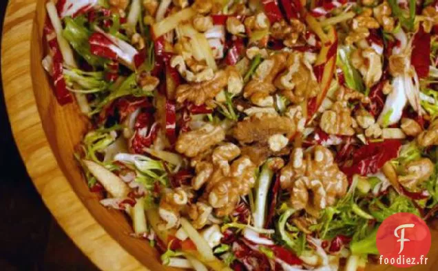 Salade de Radicchio au Frisé et aux Pommes