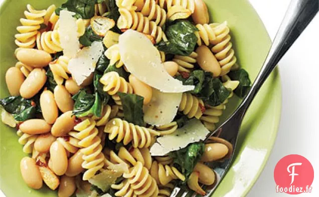Rotini aux Haricots Blancs et Scarole