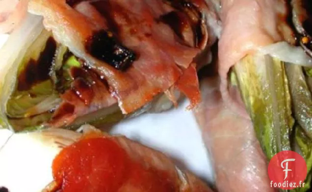 Endives Enrobées de Prosciutto Avec Réduction de Figue Balsamique - Rachael Ra