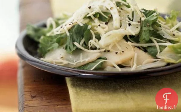 Salade d'Escarole et Fenouil aux Poires et au Gruyère