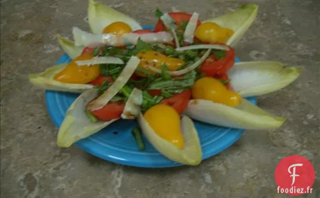 Salade d'Endives aux Tomates aux Herbes