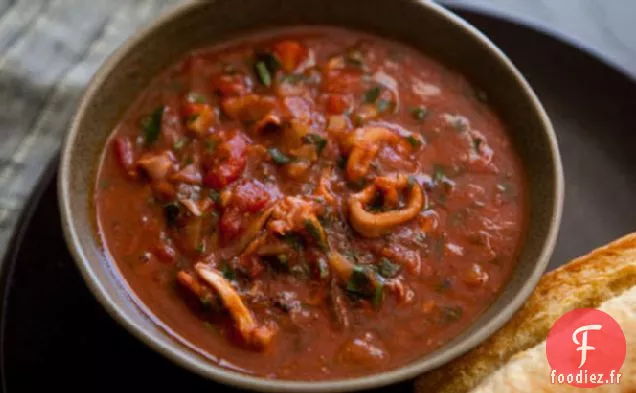 Calamars Cuits aux Tomates